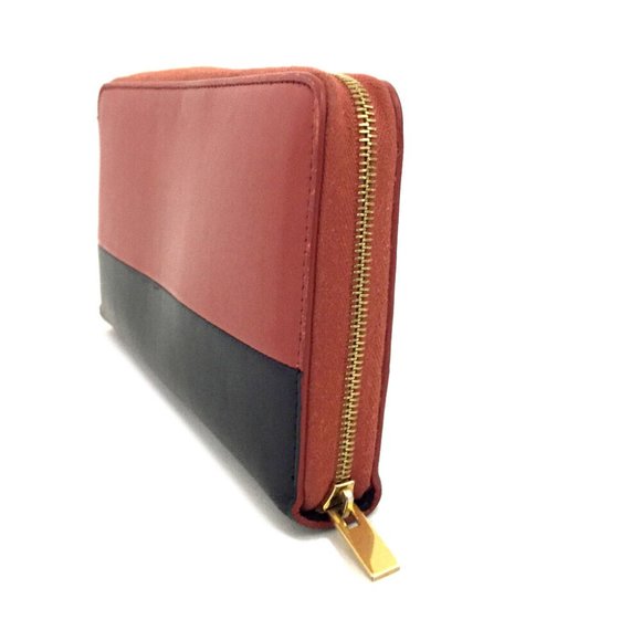 CELINE Bicolor Leather Zippy Zip Around Long Wallet - Picture 3 of 8